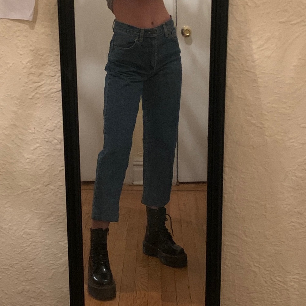 High waisted Levi’s jeans